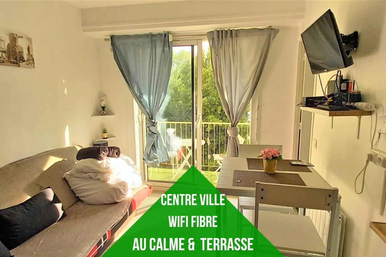 Au Petit Repere Palois -Studio - Centre Ville-Balcon-Wifi Fibre Pau Eksteriør billede
